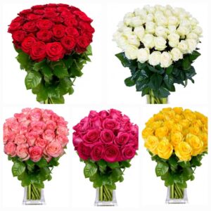Rose Bouquet with Vase