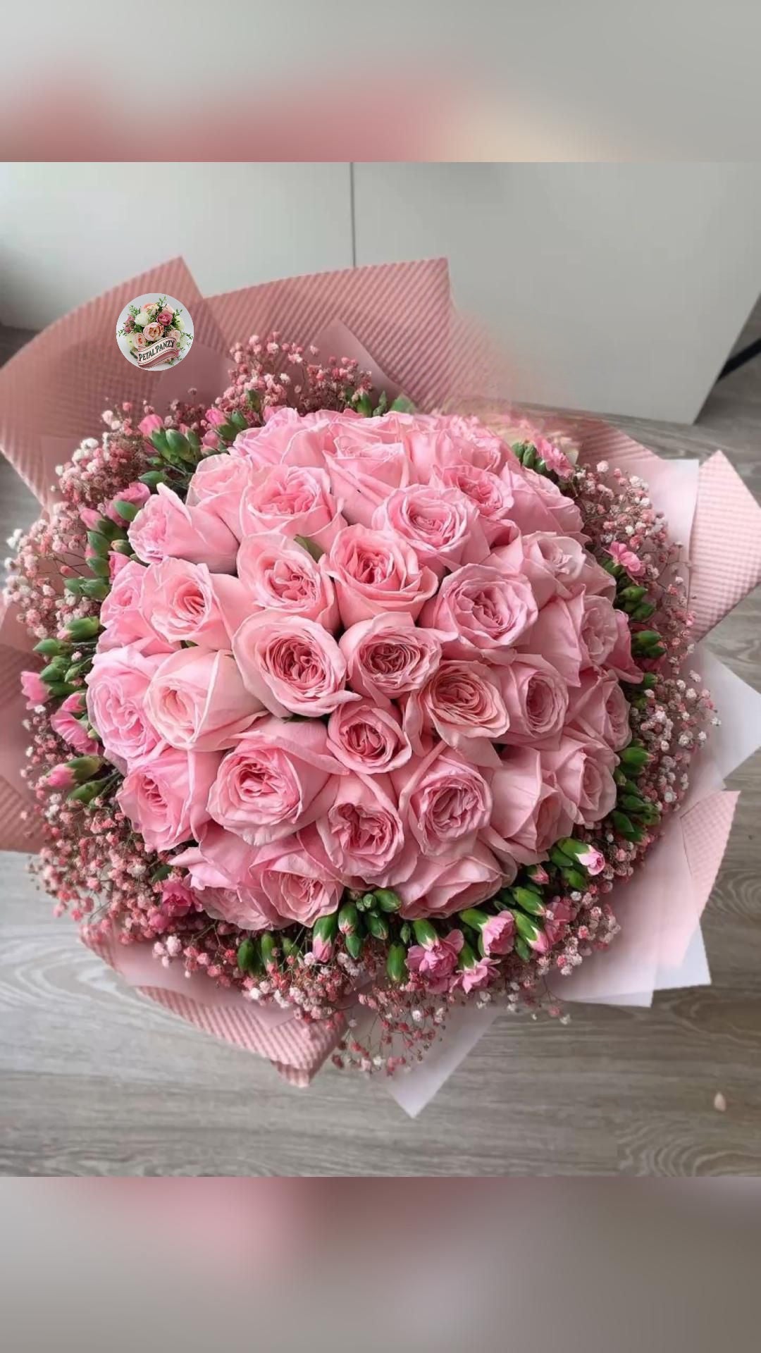 Rose Bouquet With Gypsies - Image 3