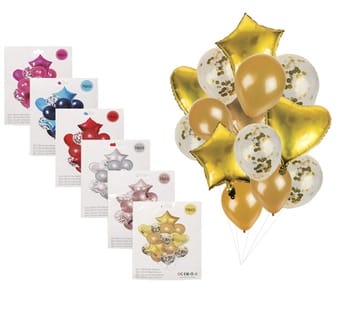 14 Piece Foil Balloons