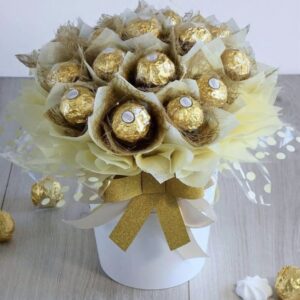 Golden Elegance Ferrero Bouquet