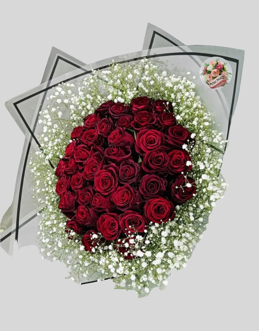 Rose Bouquet With Gypsies - Image 5